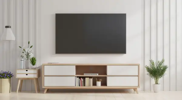 ¿TV en el dormitorio? Elige el mueble perfecto y oculta los cables.