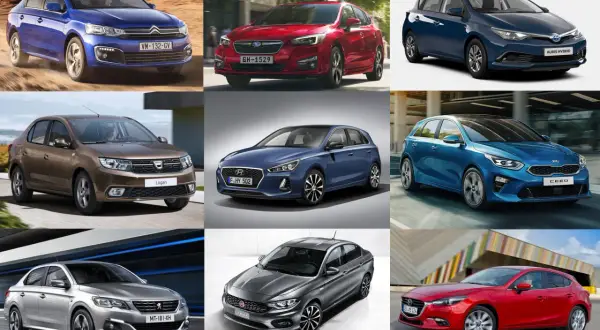 Kompilacja samochodów z dobrymi silnikami benzynowymi bez turbo: Citroen, Subaru, Toyota, Dacia, Hyundai, Kia, Peugeot, Fiat, Mazda.