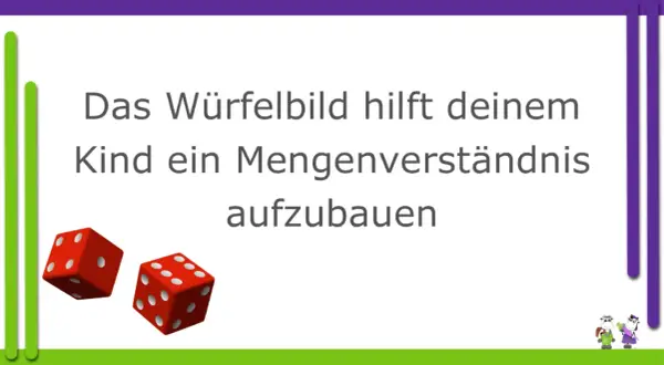 Würfelbilder helfen mathe kinder, Mengenverständnis aufzubauen. Zwei rote Würfel liegen auf weißem Grund.