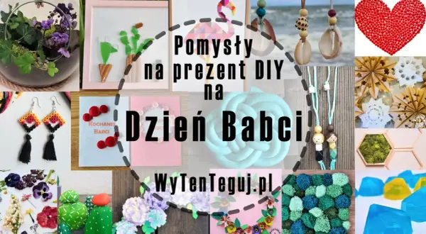 Pomysły na prezent DIY na Dzień Babci i Dziadka: biżuteria, ozdoby, kartki, dekoracje z mchu.