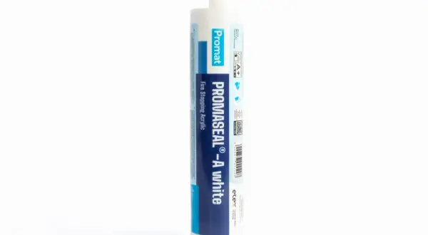 Biała tuba z akrylem ogniochronnym PROMASEAL®-A white, idealna do zabezpieczania szczelin.
