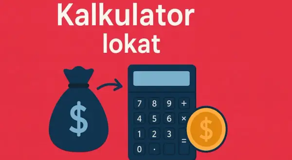Kalkulator lokaty pomoże Ci szybko jak obliczyć zysk z lokaty. Worek z pieniędzmi i moneta symbolizują finanse.