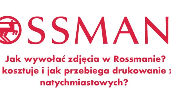 Rossmann: Wywoływanie zdjęć. Czy w każdym sklepie? Sprawdź!