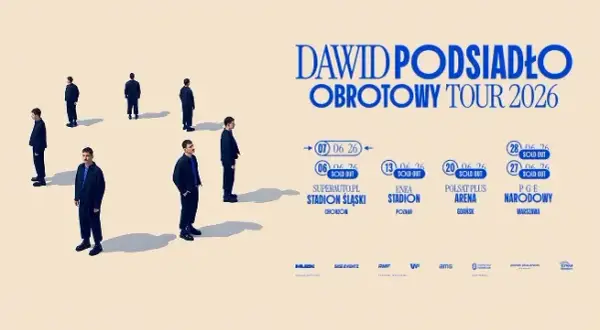 Dawid Podsiadło OBROTOWY TOUR 2026: Ile kosztuje bilet?