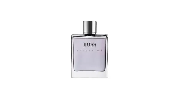 Elegancka butelka perfum Hugo Boss Selection.