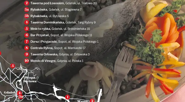 Gdzie zjeść rybę w Gdańsku? Lista restauracji z rybnymi specjałami, od Tawerny Delfin po Mnie to rybka.