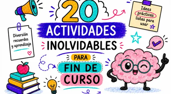 20 actividades inolvidables para fin de curso. Ideas prácticas y divertidas para recordar y aprender.