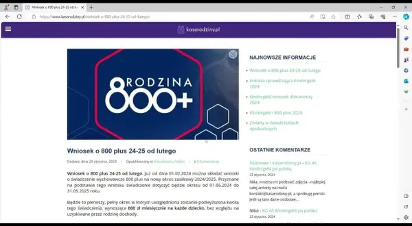 Wniosek 800 plus 2025: Złóż do 30.04 i nie trać pieniędzy!