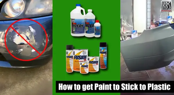 Per verniciare plastica auto: pulizia con KBS Klean e primer Fusion per un'adesione perfetta. Evita distacchi!