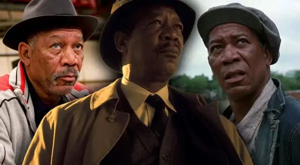 Morgan Freeman i tre olika roller från filmer. En ikonisk skådespelare som berört många i sina filmer.