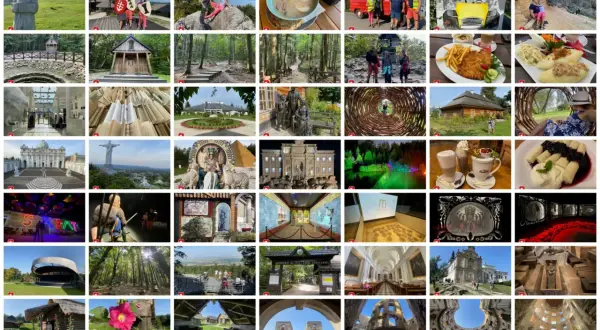 Widoki z Gór Świętokrzyskich: ruiny zamków, lasy, drewniana architektura i lokalne potrawy.