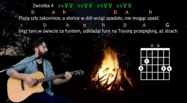 Czerwony jak cegła akordy – zagraj tę emocjonalną piosenkę łatwo