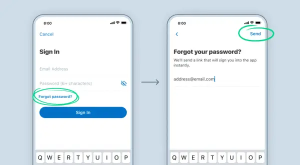 Jak zmienić hasło na Messengerze? Kliknij "Zapomniałem hasła", wpisz email i naciśnij "Wyślij".