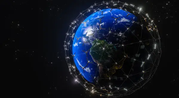 Sieć satelitów Starlink otacza Ziemię, zapewniając globalny internet. Wyobraź sobie tę prędkość!