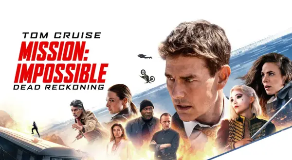 Tom Cruise w filmach "Mission: Impossible – Dead Reckoning". Ethan Hunt i jego zespół w akcji, skoki, pościgi i niebezpieczne misje.