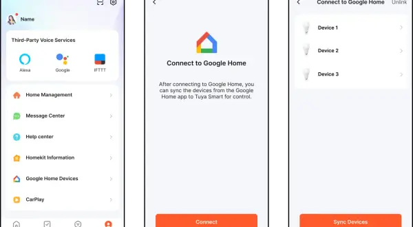 Connexion de l'application Tuya Smart à Google Home pour synchroniser vos appareils.