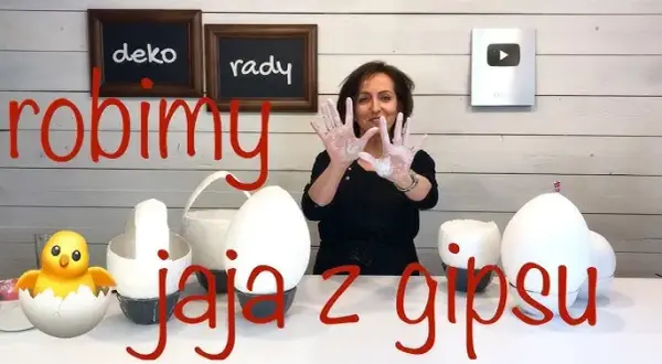 Jak zrobić jajko z gipsu - prosta metoda na dekorację w kilka kroków