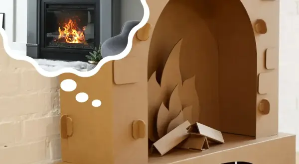 Atrapa kominka z kartonu: Jak zrobić? Prosty poradnik DIY