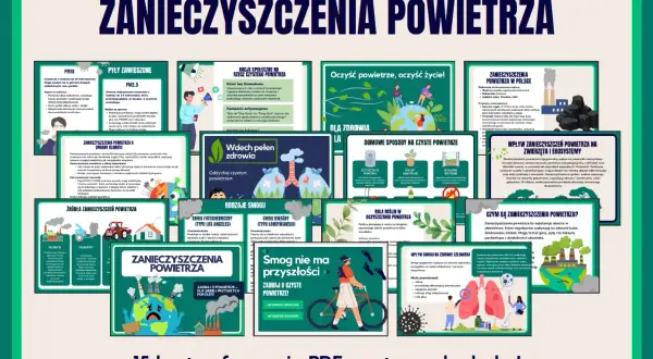 Zanieczyszczenia powietrza: pyły, smog, ich źródła, wpływ na zdrowie, zwierzęta i ekosystemy. Jak dbać o czyste powietrze.