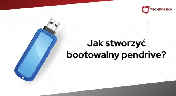 Niebieski pendrive, gotowy do stworzenia dysku rozruchowego. Jak przygotować bootowalny pendrive?