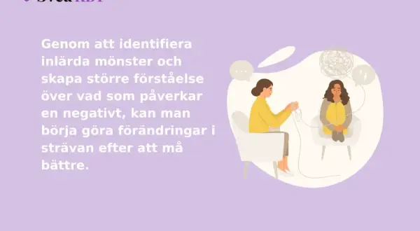 Terapi för kronisk insomnia behandling: en terapeut hjälper en person att reda ut sina tankar.