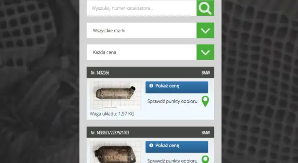 Ile za katalizator w skupie? Sprawdź, co wpływa na wartość