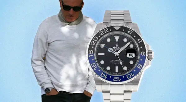 Bruce Springsteen, con su icónico estilo, luce un Rolex GMT-Master II.