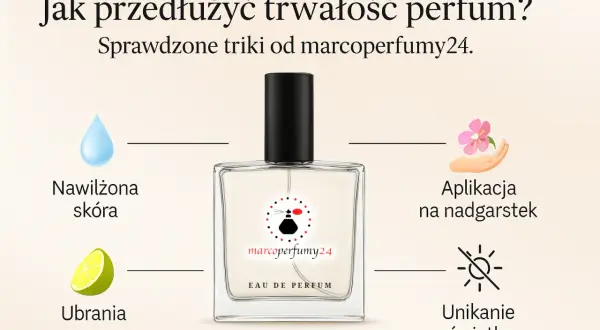 Jak przedłużyć moc perfum? Nawilżona skóra, aplikacja na nadgarstek, ubrania i unikanie światła to klucz do trwałego zapachu.