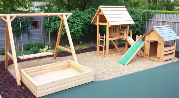 Drewniany plac zabaw DIY: Przewodnik krok po kroku i bezpieczeństwo