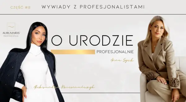 Dwie kobiety w eleganckich strojach, omawiające jak ładnie wyglądać. Wywiad o urodzie profesjonalnie.