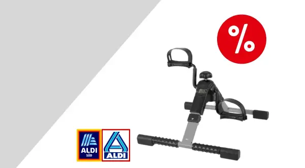 Kompakter Arm- und Beintrainer von Aldi, ideal für das Training zu Hause. Vielleicht sogar eine Bezuschussung durch die Krankenkasse möglich?