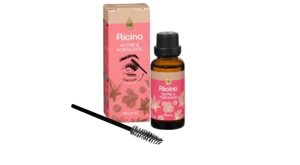 Aceite de ricino para nutrir y fortalecer tus pestañas. Incluye aplicador.