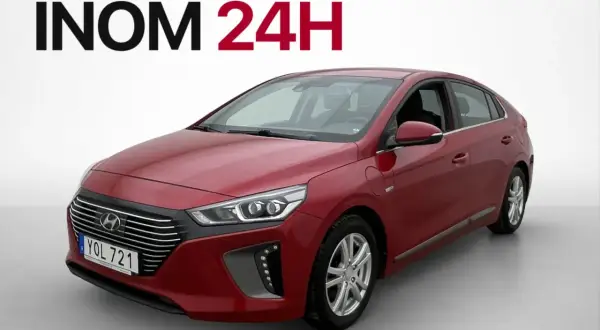 Röd hyundai ioniq begagnad, hemleverans inom 24h i Sverige.