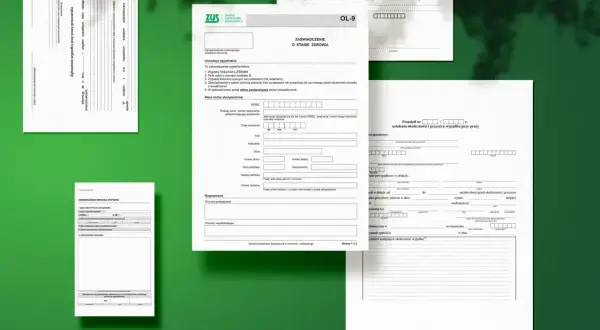 Formularze ZUS: zaświadczenie o stanie zdrowia, wniosek o odszkodowanie, zgłoszenie wypadku. Dokumenty do uzyskania renty chorobowej.