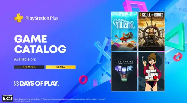 Gry w Game Catalog PlayStation Plus czerwiec: Another Crab's Treasure, Skull and Bones, Destiny 2, GTA III.