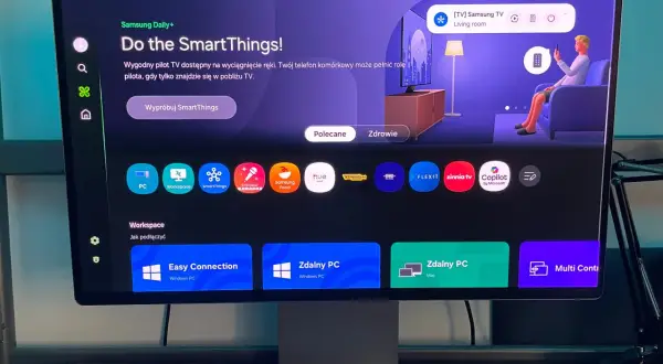 Ekran Tizen TV prezentuje interfejs SmartThings, umożliwiający sterowanie domem. Zobacz, co to jest i jak działa!