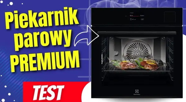 Piekarnik parowy Electrolux Premium w teście. W środku mięso w próżni.