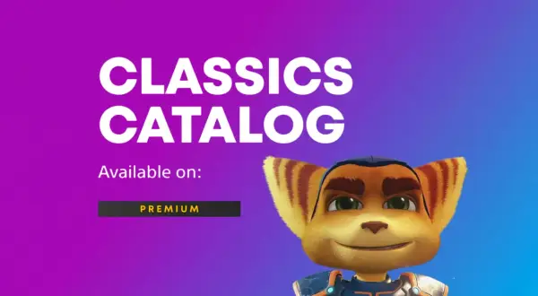 Klasyczny katalog PlayStation Plus, z Ratchetem, dostępny na PS5. Czy gry z PS3 działają na PS5? Tak, w ramach tej usługi!