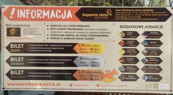 Złoty Stok: Atrakcje, ceny, plan wycieczki Przewodnik Kornelii