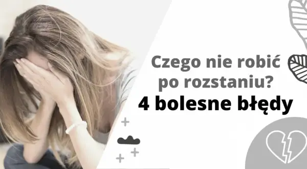 Kobieta ukrywa twarz w dłoniach, cierpiąc po rozstaniu. Tekst podpowiada, jak pomóc osobie po rozstaniu, unikając błędów.