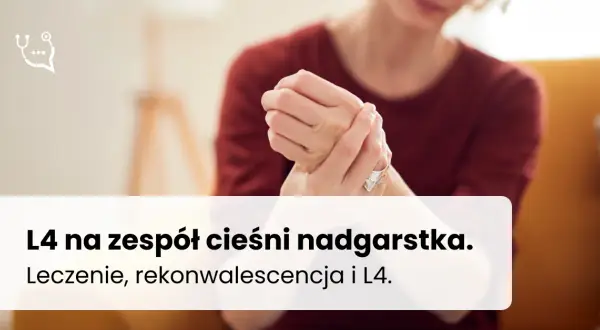 Skręcenie nadgarstka: Ile trwa L4? Sprawdź czynniki