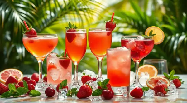 Orzeźwiające drinki z syropem arbuzowym na każdą okazję