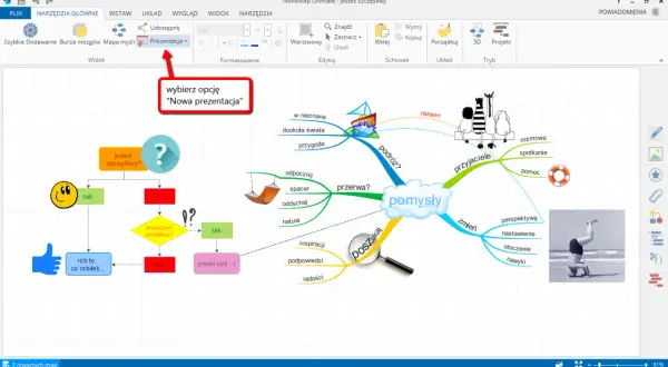 Jak zrobić mapę myśli w PowerPoint - proste kroki na każdą prezentację