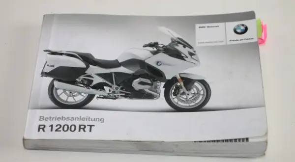 Instrukcja obsługi motocykla BMW R 1200 RT.