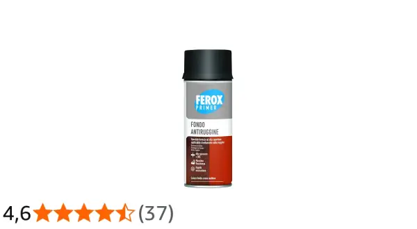 Latta di fondo epossidico antiruggine FEROX PRIMER, ideale per proteggere le superfici dalla ruggine.