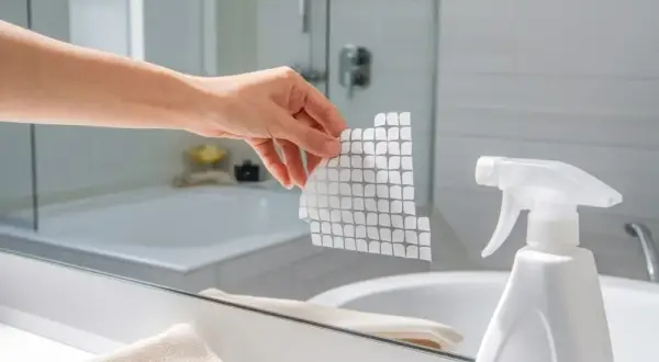Jak usunąć naklejkę z lustra? Proste metody, które zadziałają!