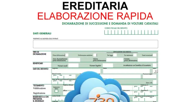 Modello successione ereditaria. Scopri quanto costa successione al CAF per una rapida elaborazione.