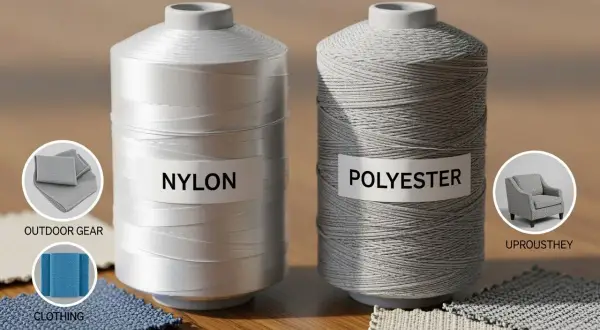 Nylon i poliester: dwa rodzaje nici do szycia, idealne do odzieży, sprzętu outdoorowego i tapicerki.