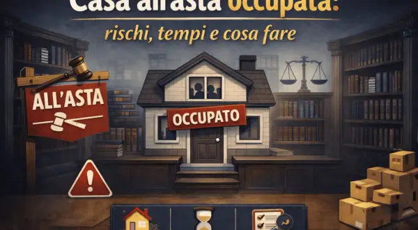 Casa all'asta occupata: scopri rischi, tempi e cosa fare per risolvere l'occupazione abusiva immobile.