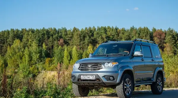 Szary SUV na tle lasu. Zastanawiasz się, co zrobić, żeby komornik nie zajął samochodu? Ten pojazd wygląda na solidny i gotowy do drogi.